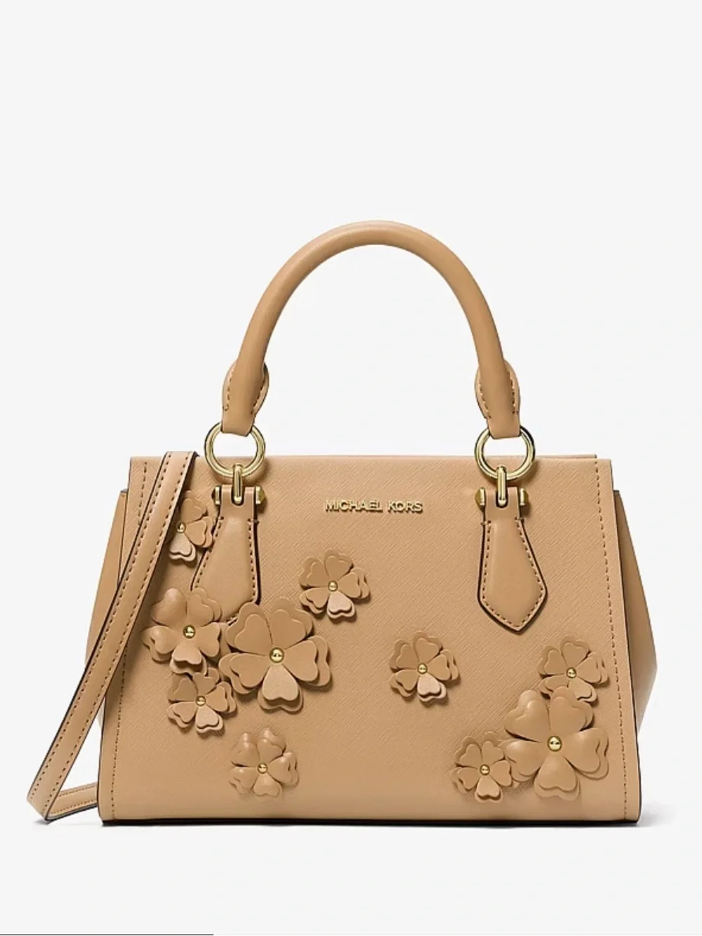 MICHAEL KORS  Marilyn Small Floral Embellished Satchel